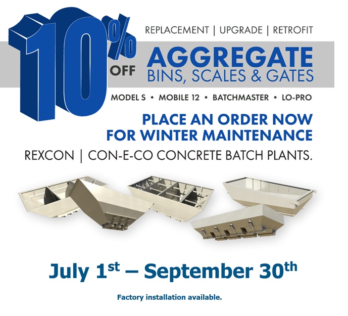 ASTEC Concrete Replacement Aggregate Bin.